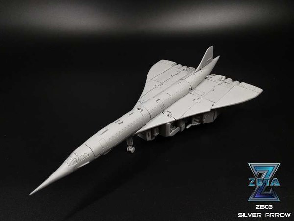 Zeta Toys Shows Prototype Silver Arrow Unofficial MP Alike Silverbolt  (7 of 9)